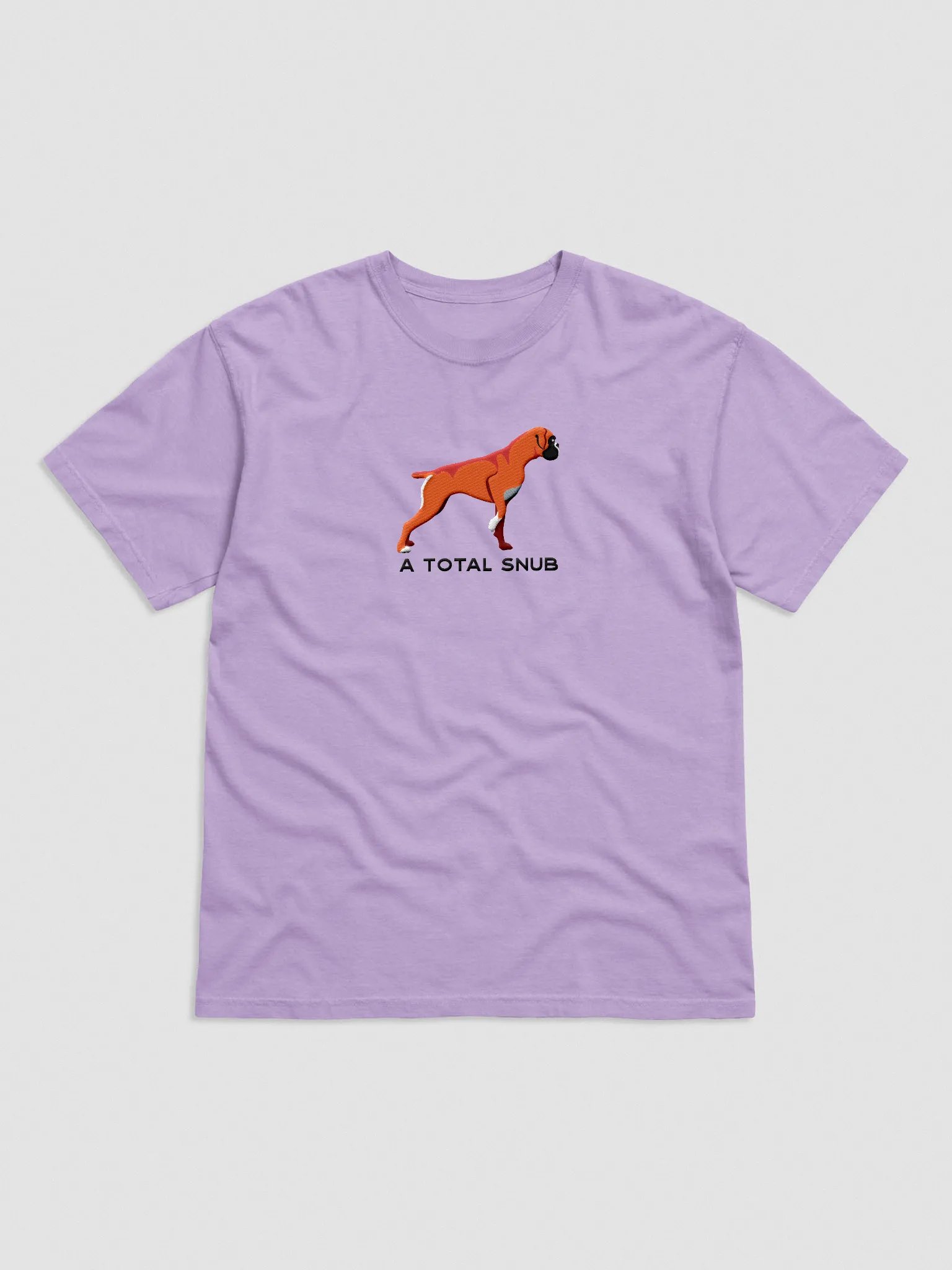 A Total Snub T-Shirt(Embroidered) of a Boxer(Red) product image (4)