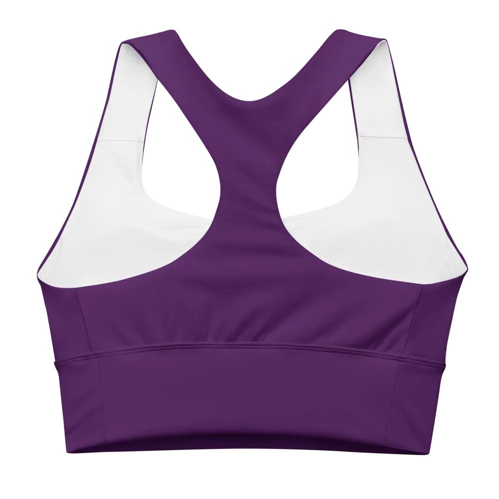 Plum Longline Sports Bra product image (6)