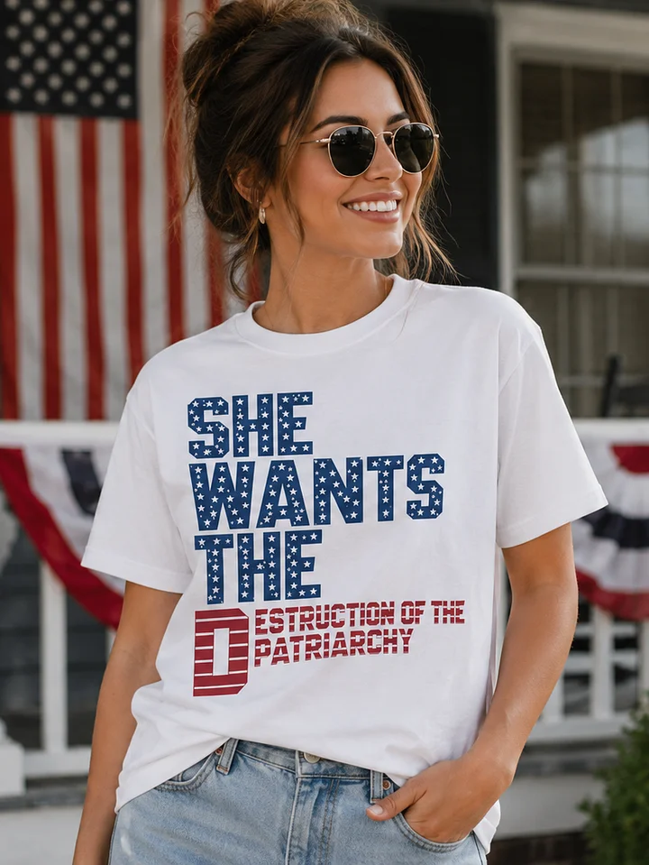 She Wants the Destruction of the Patriarchy Tee product image (1)