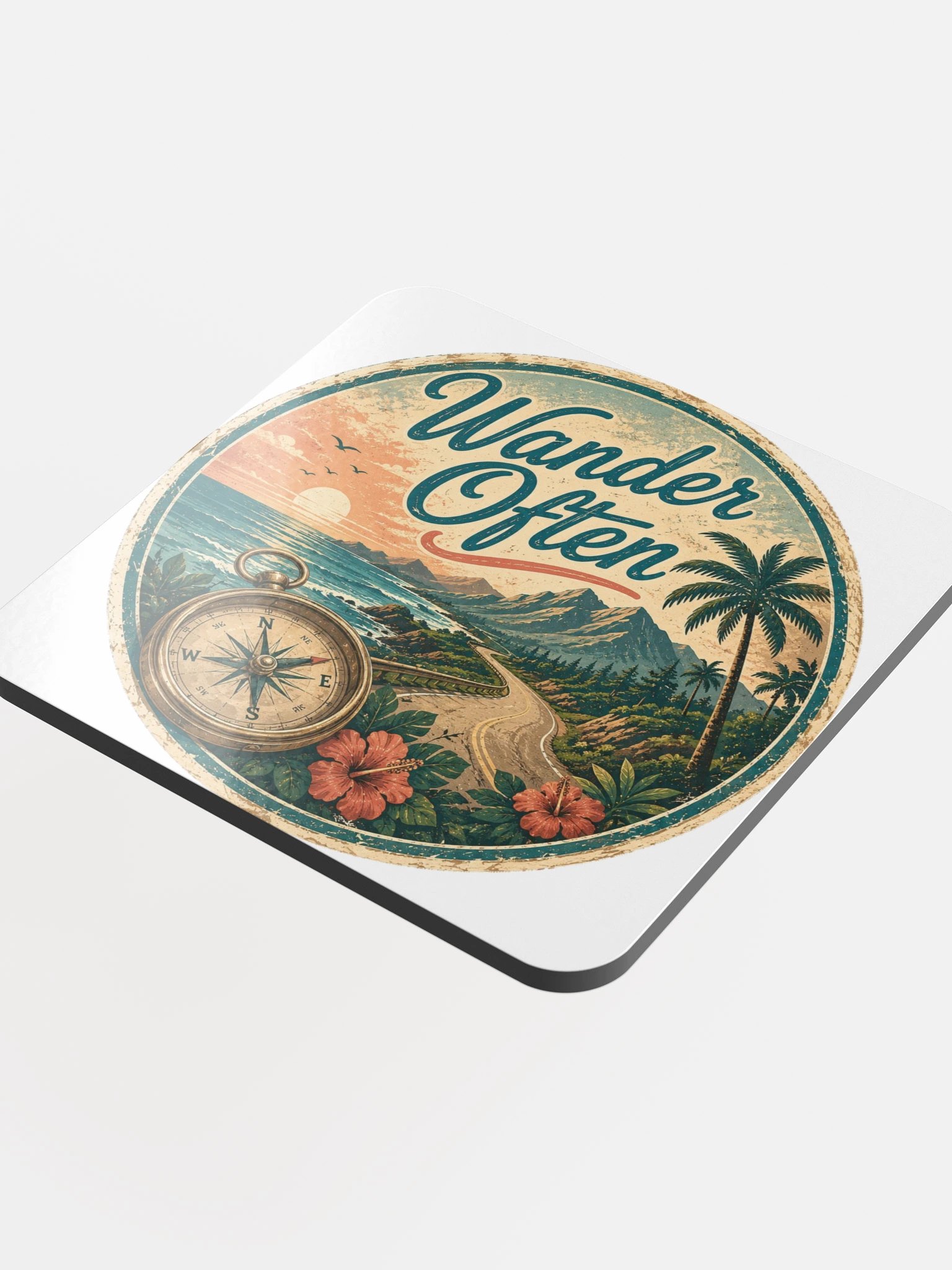 Wander Often™ Cork Coaster product image (4)