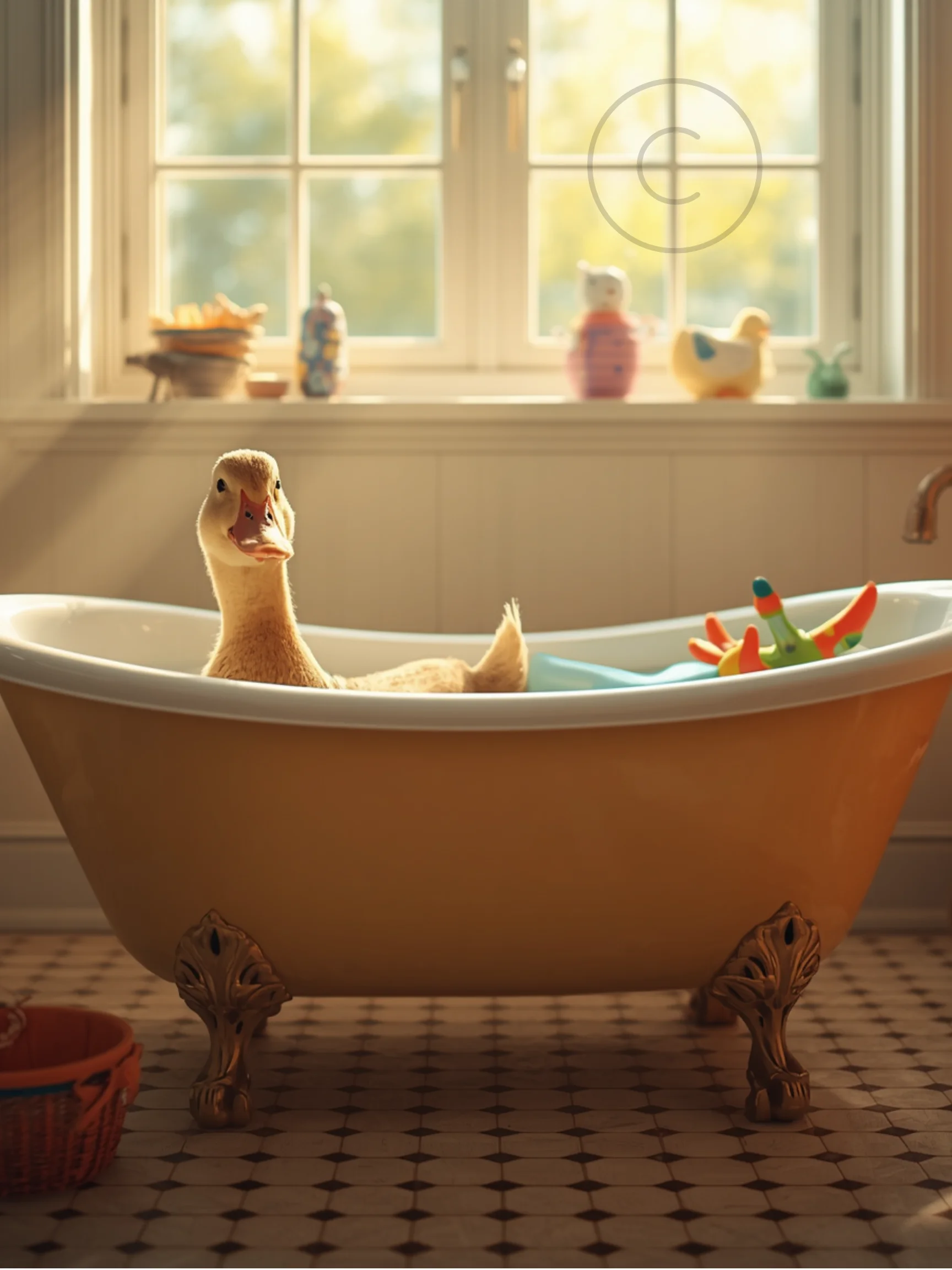 Duck in a Tub Poster product image (1)