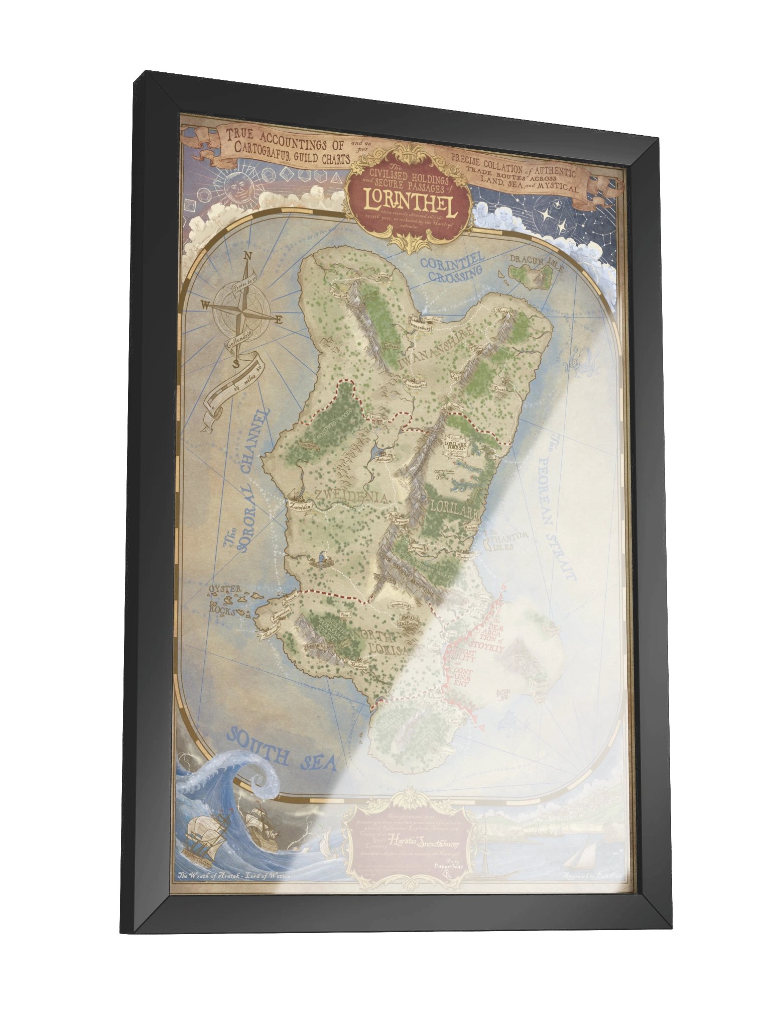 Map - Lorinthel - Framed product image (3)