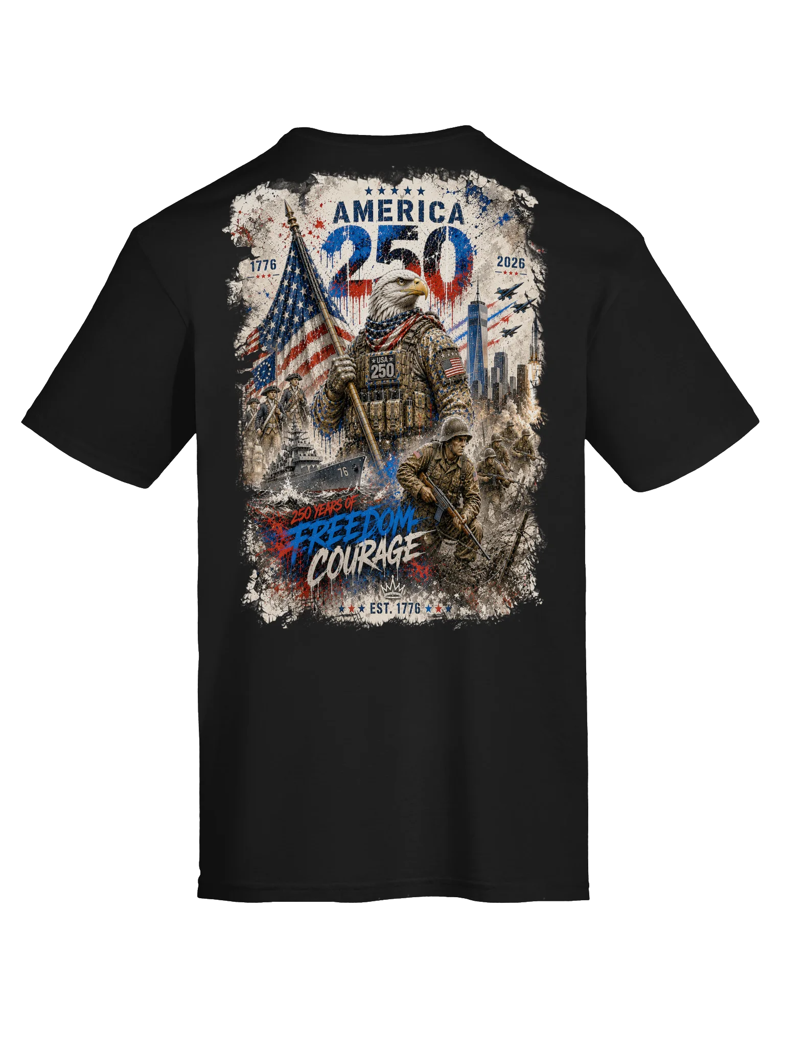Freedom Forged • 1776 T- Shirt product image (7)