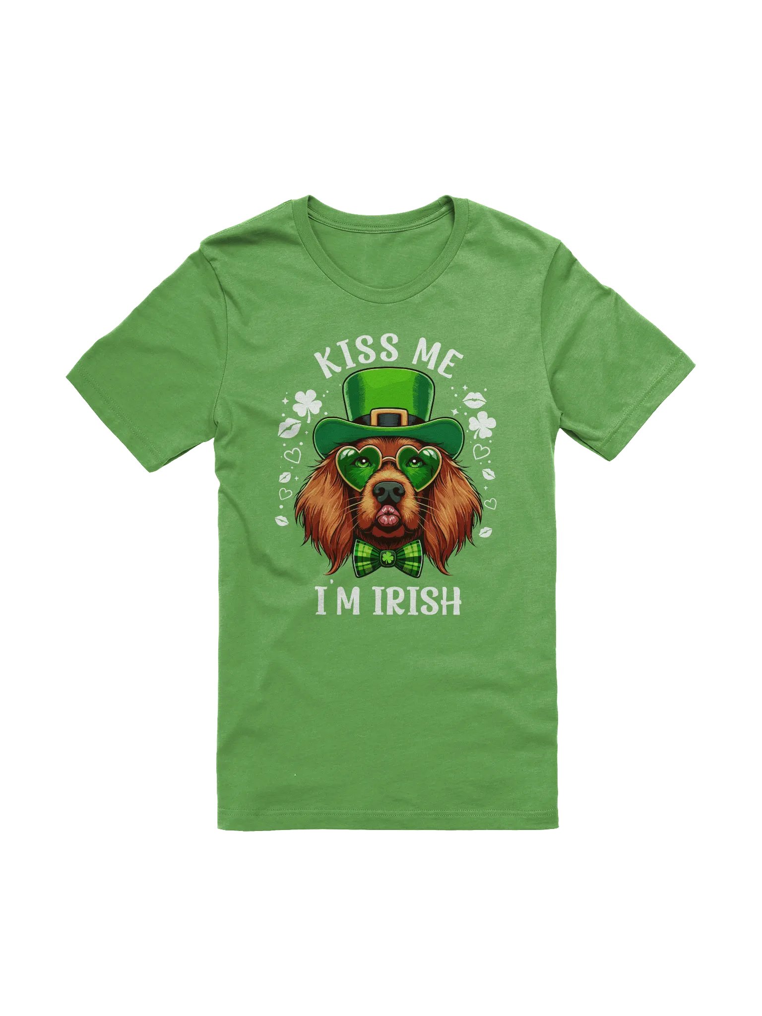 Irish Setter Kiss Me I'm Irish St. Patrick's Day T-Shirt product image (1)