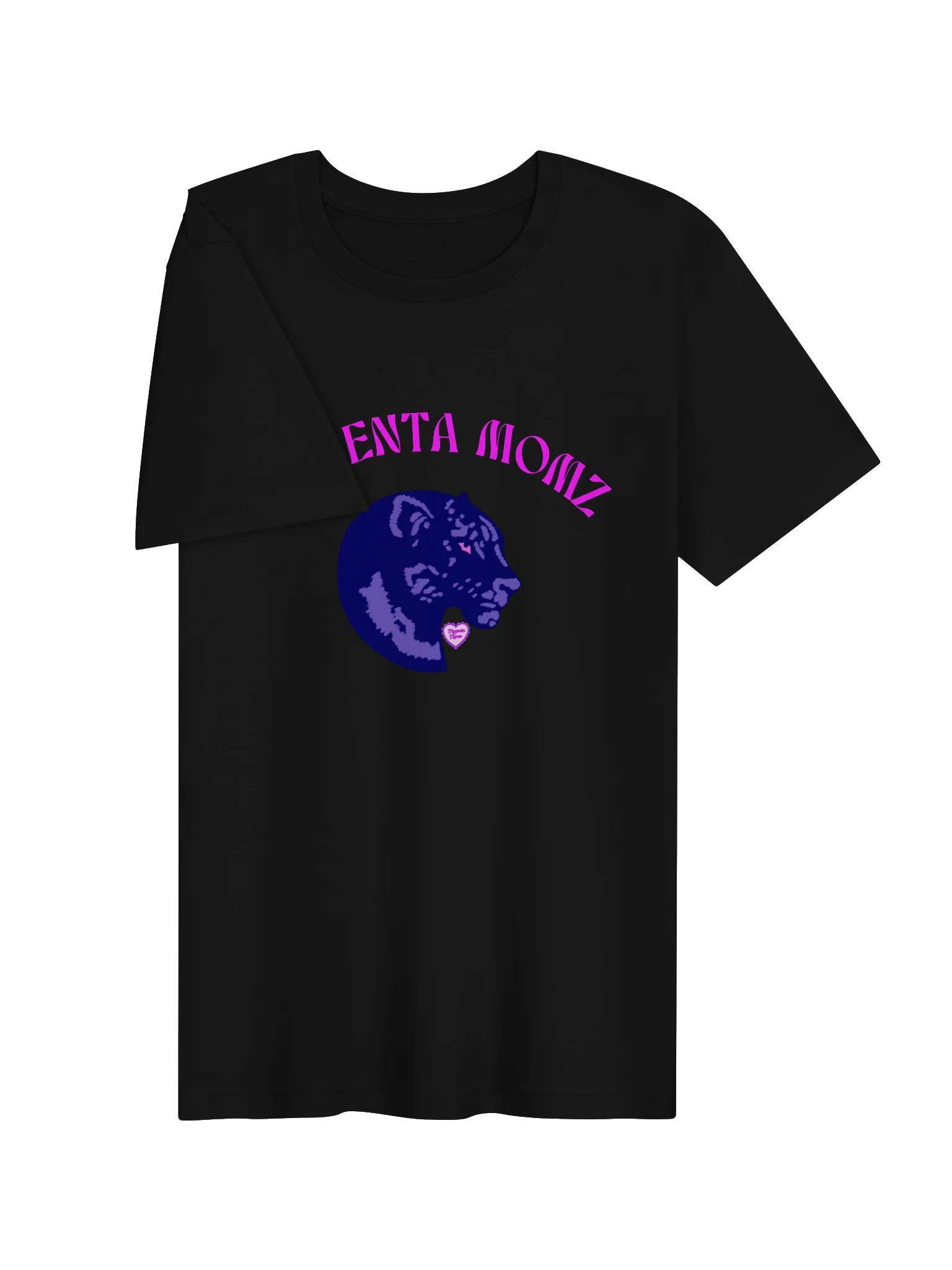 MAGENTA MOMZ UNISEX PANTHER HEAD TEE - SLIM product image (3)