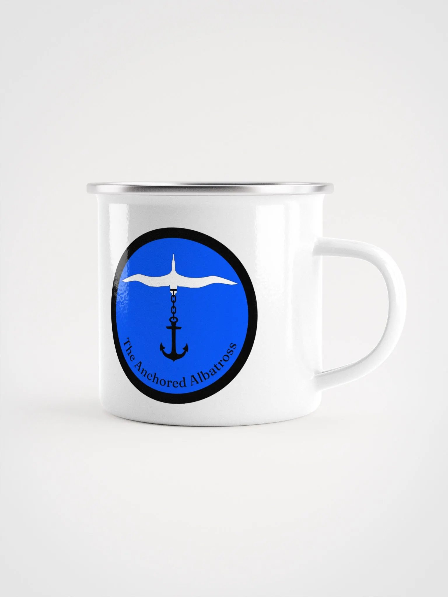 Anchored Albatross Enamel Mug product image (1)