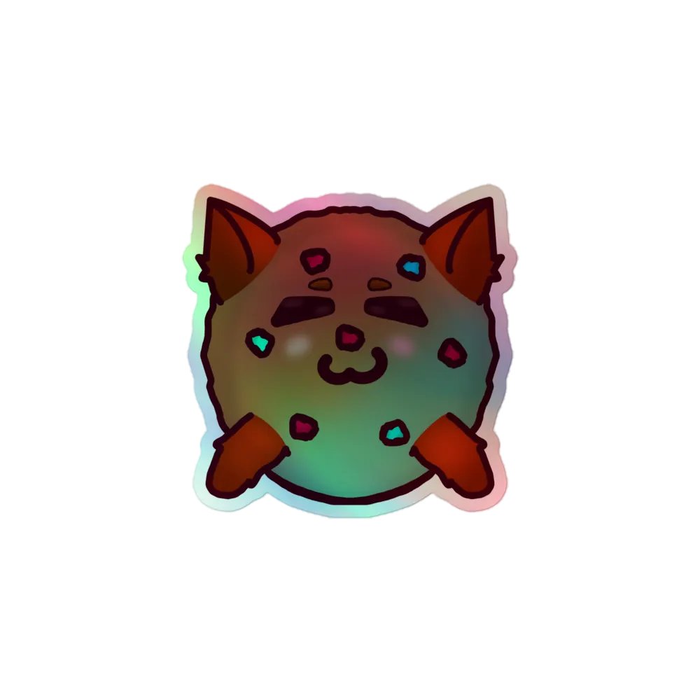 Cookie bean (holographic sticker) product image (1)