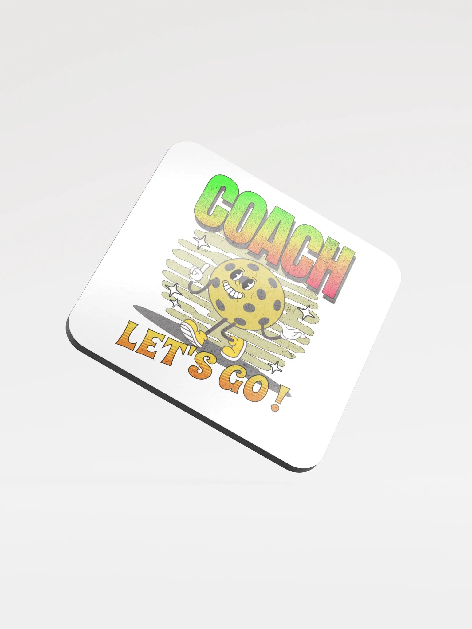 Coach Let's Go! Pickleball Coaster product image (2)