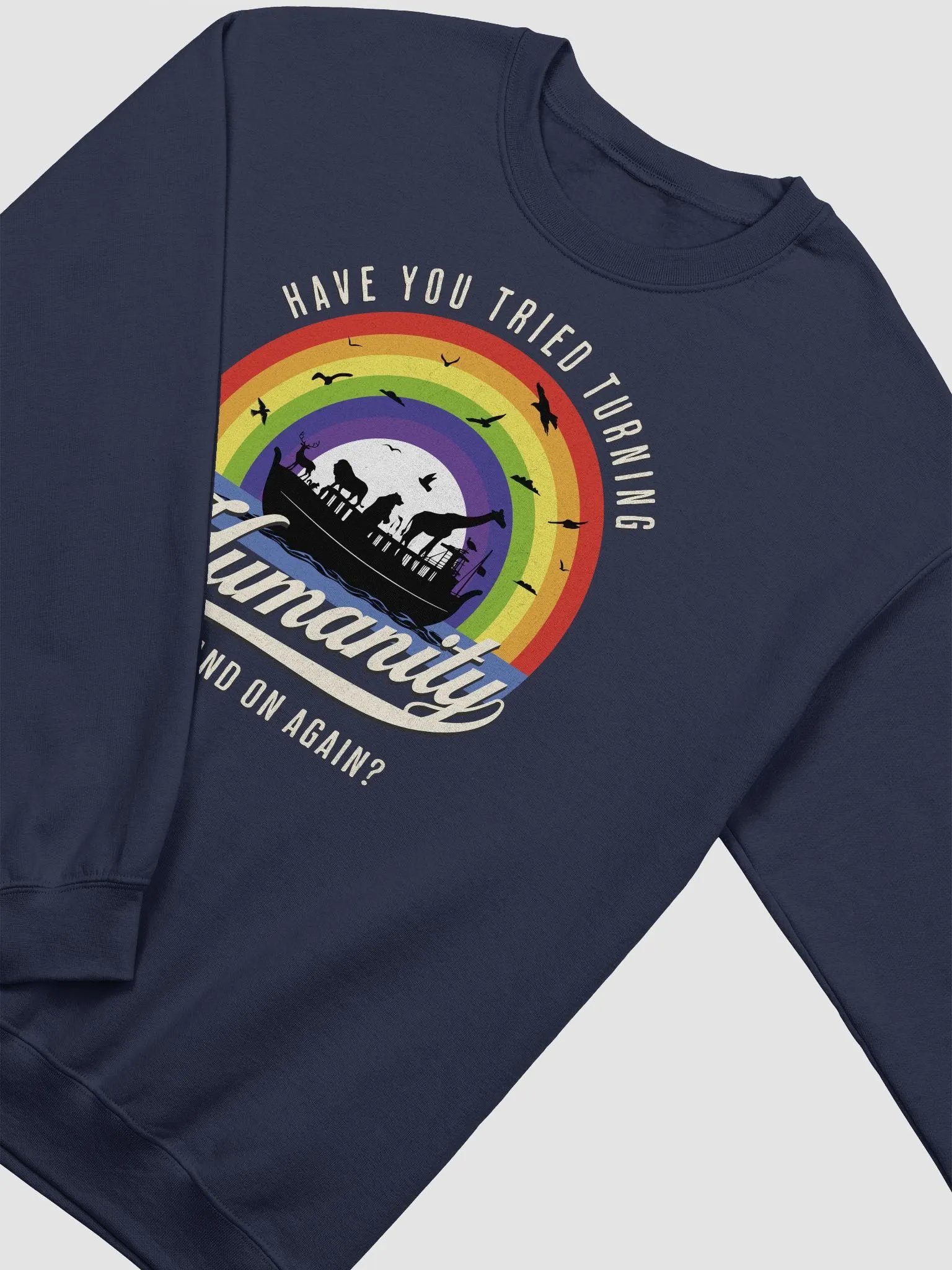 Turning Humanity Off and On Crewneck Sweatshirt product image (4)