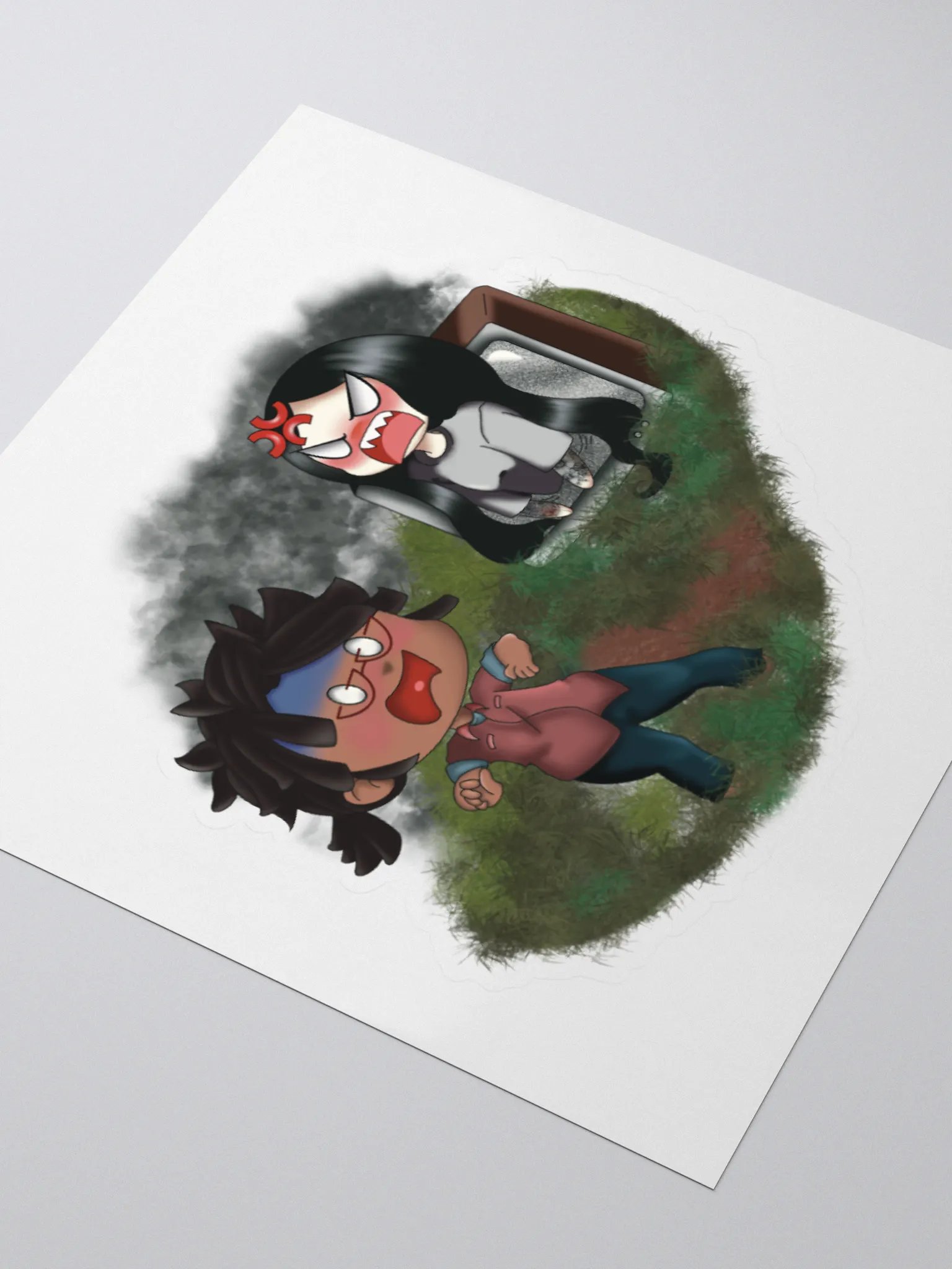 Scared Claudy Sticker product image (8)