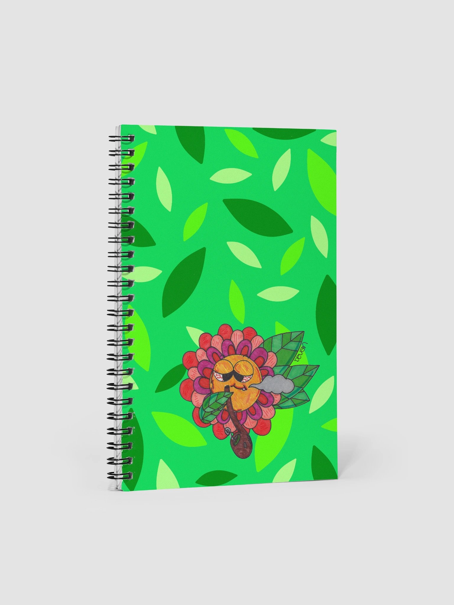 Red Stoner Flower Notebook product image (1)