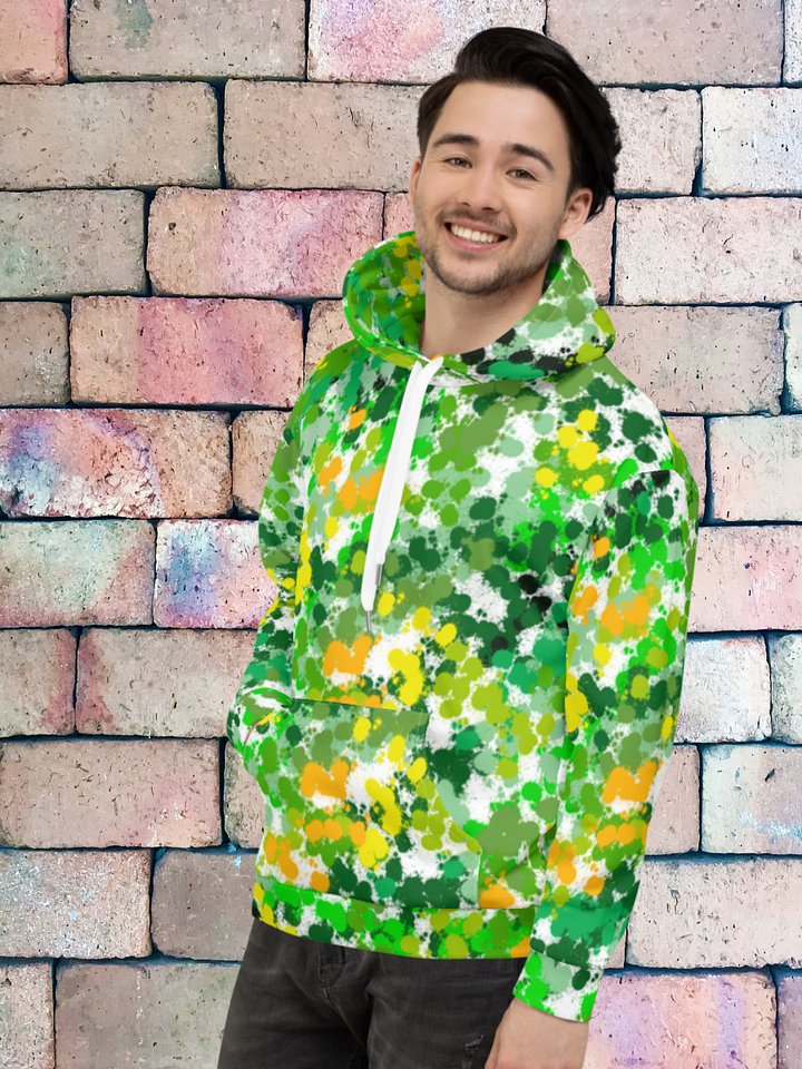 Green Splotches Hoodie product image (1)