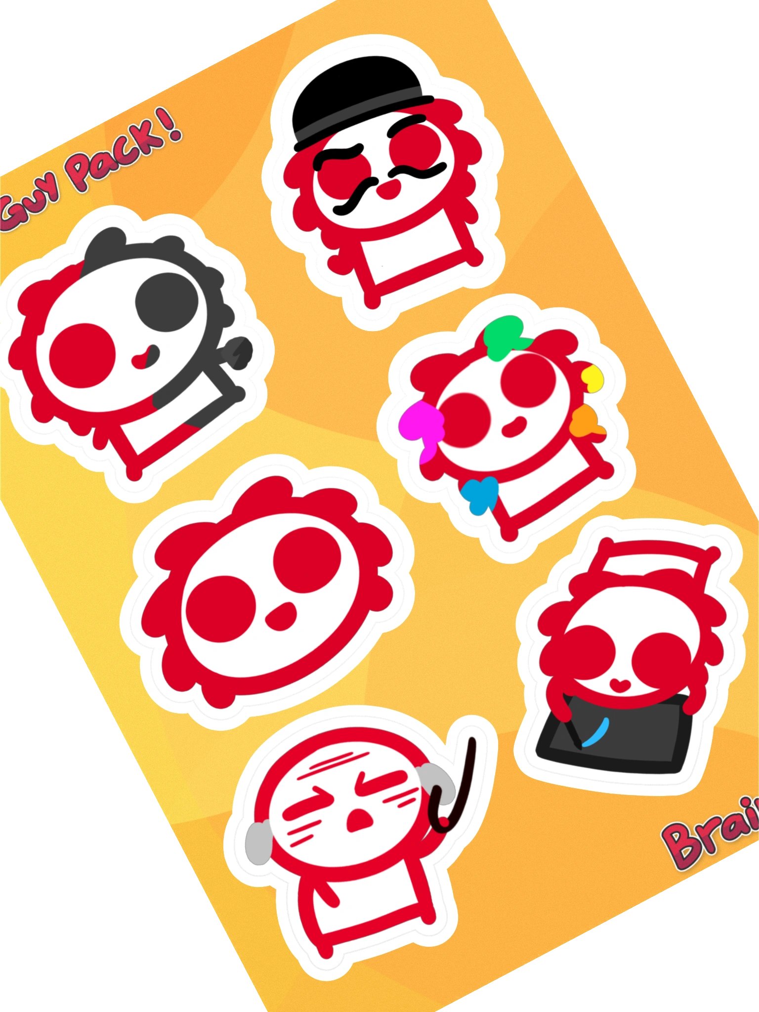 Mini Guy Sticker Pack! product image (2)