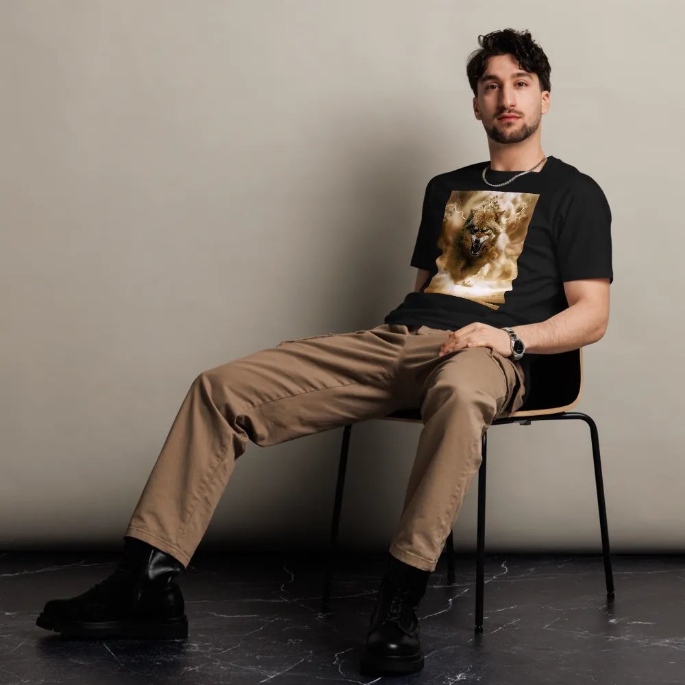 Thunderous Storm Wolf Unisex Tee product image (5)
