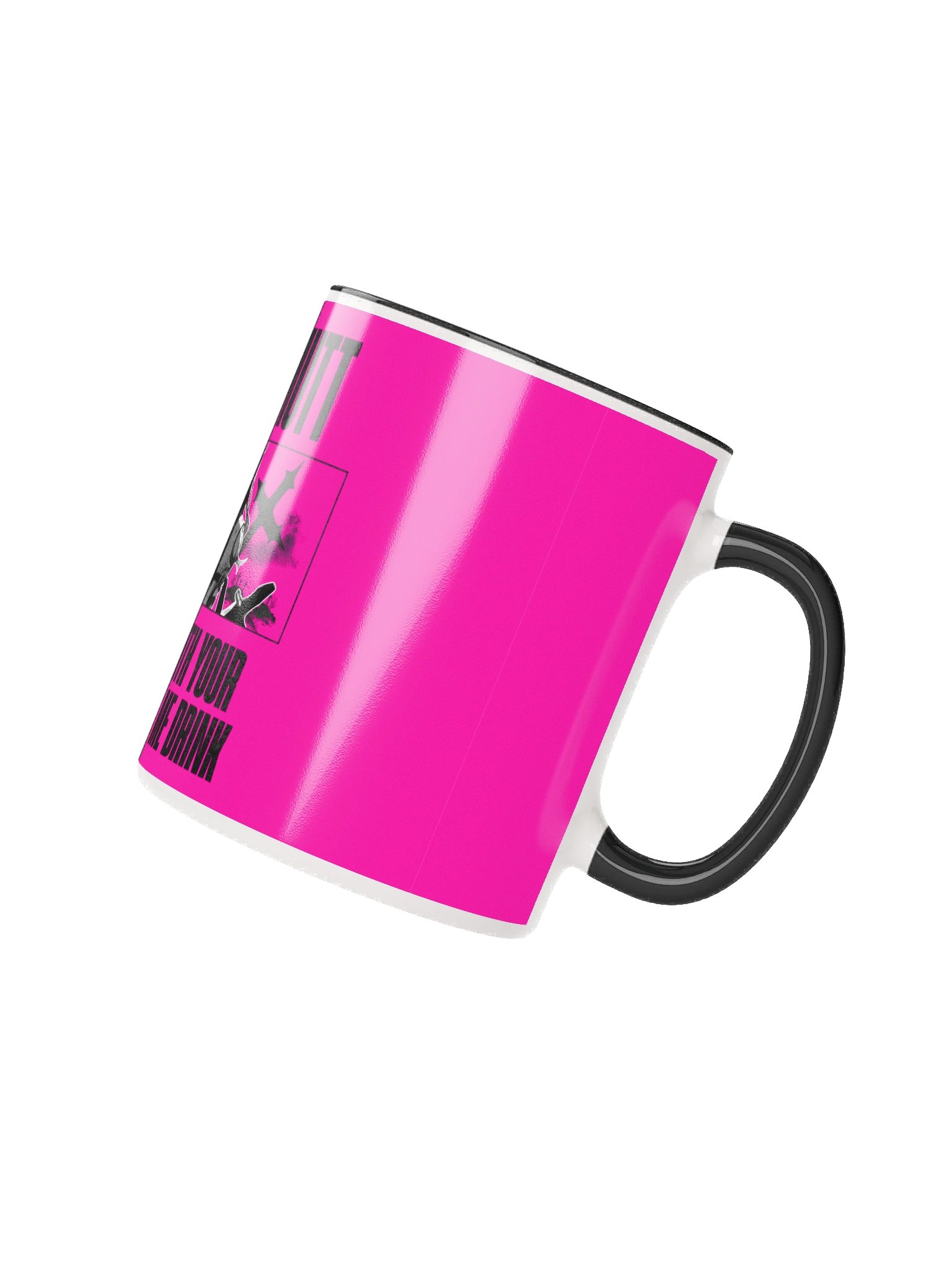 I Am a Mutt Ceramic Mug (PINK) product image (5)