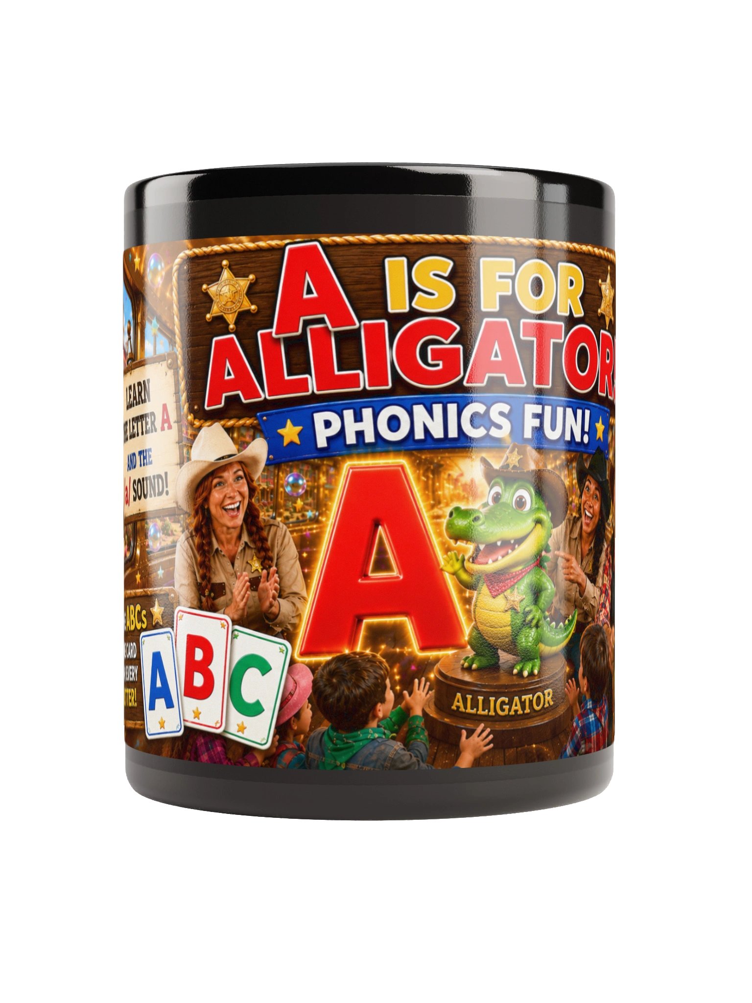 A is for Alligator! 🐊🔤 | Learn the Letter A | Sheriff Bucktooth & Friends product image (3)