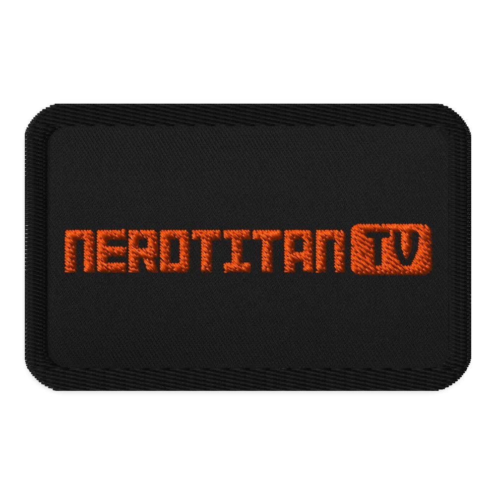 NerdtitanTV Embroidered Patch product image (1)