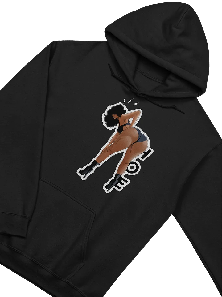 HOE HOODIE FISHNETS - BLACK product image (2)