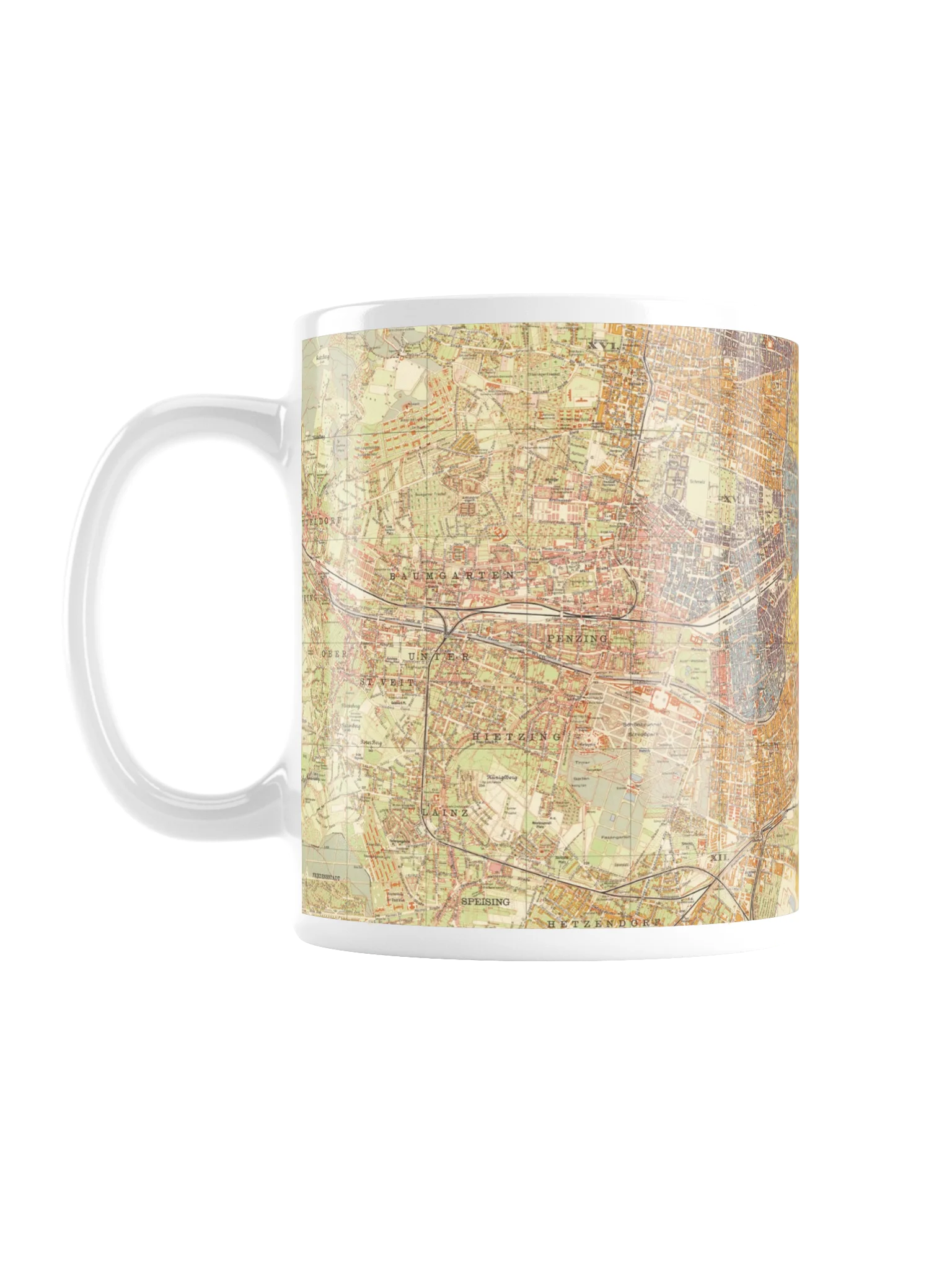 The Vienna City Map Mug product image (1)