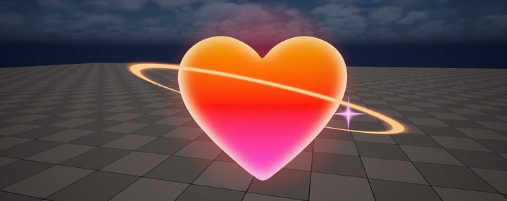 Heart VFX in Unreal Engine 5 Niagara product image (1)