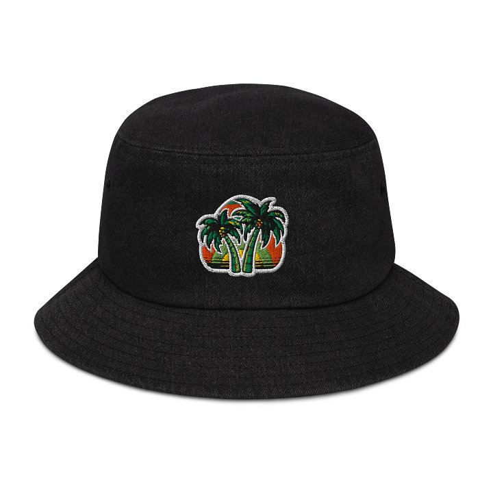 Sunset Serenity Denim Bucket Hat product image (1)