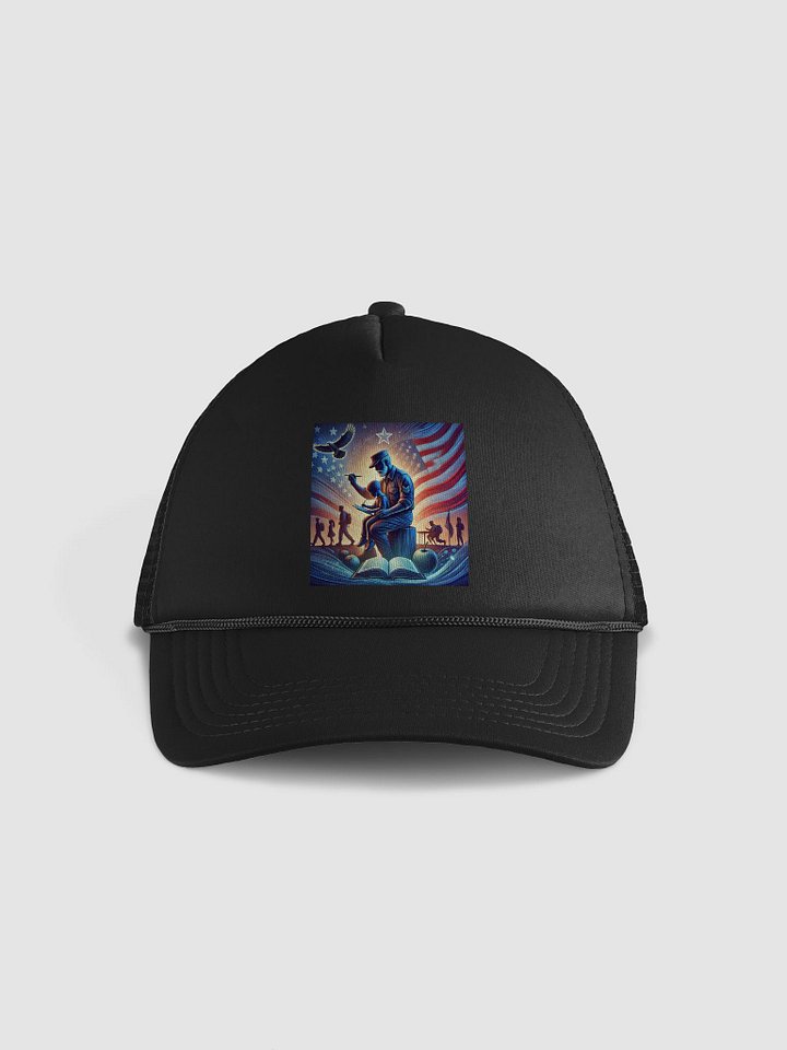 Patriotic Protector Foam Trucker Hat product image (1)