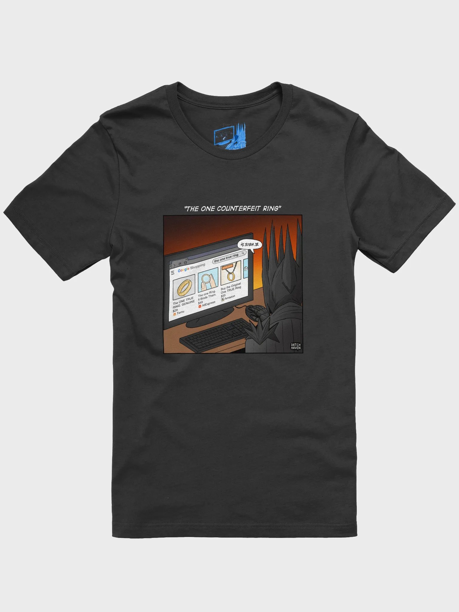 "The one counterfeit ring" soft t-shirt product image (1)