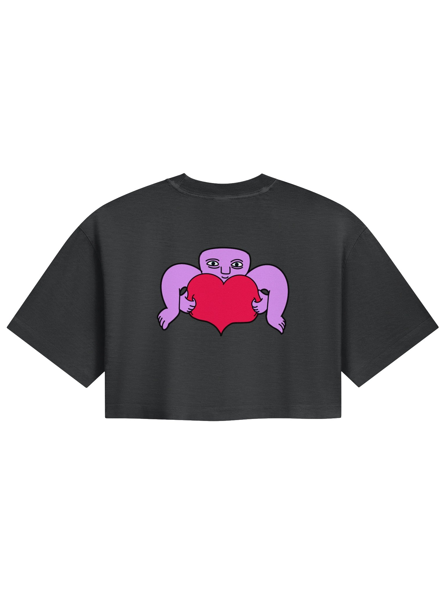 Sheela Claddagh Cropped Tee with Large Back Print product image (1)