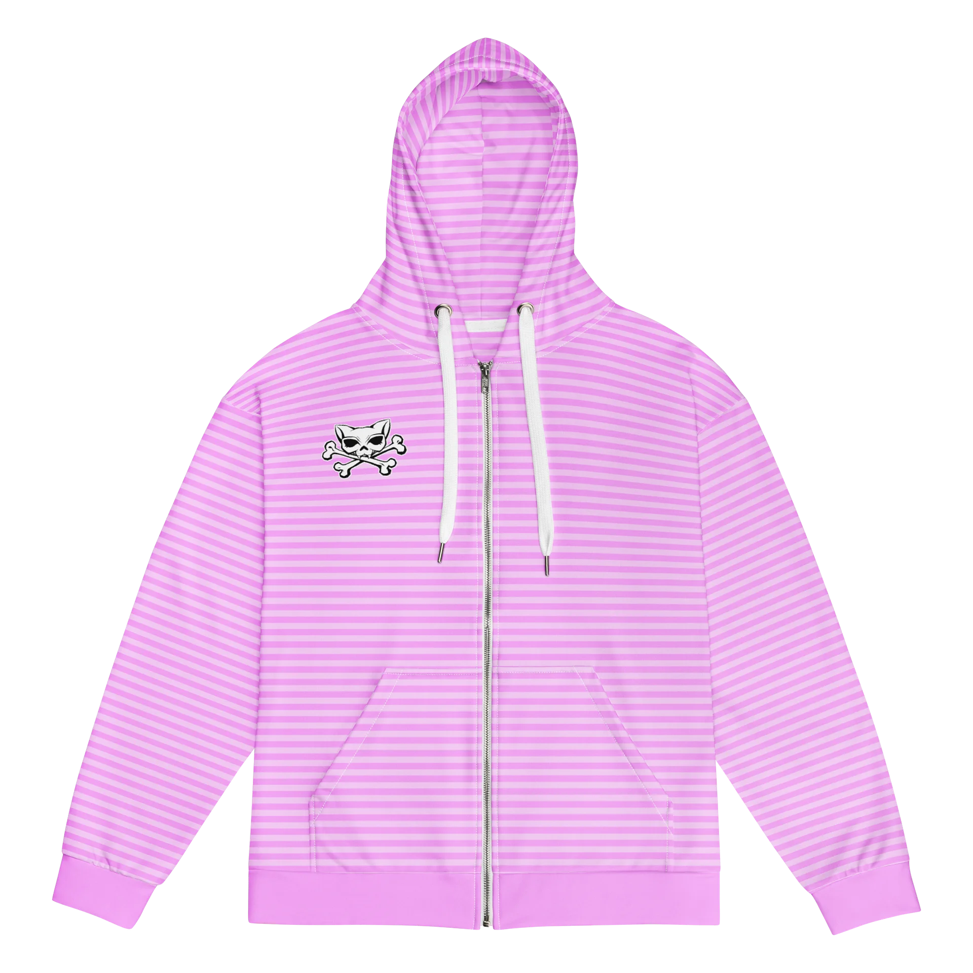 Light Pink Stripped Hoodie product image (1)