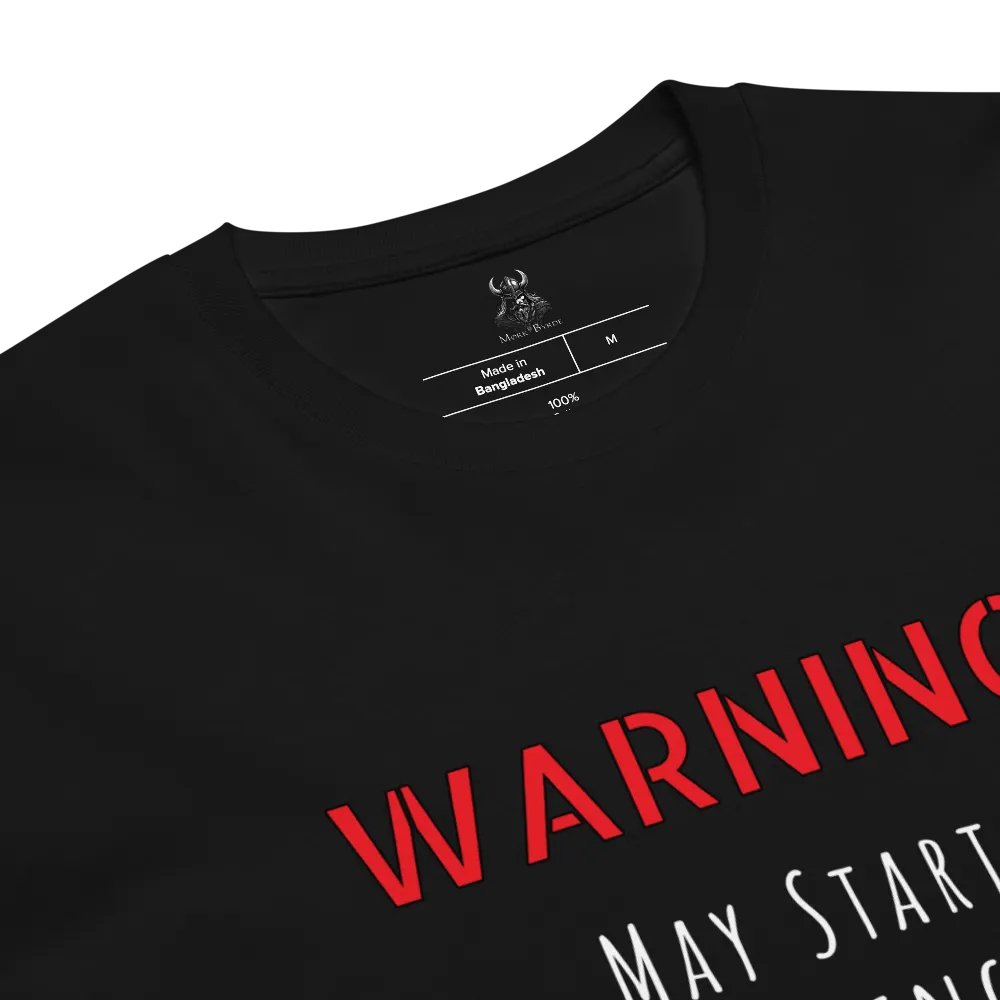 Slogan T-Shirt - Warning product image (8)