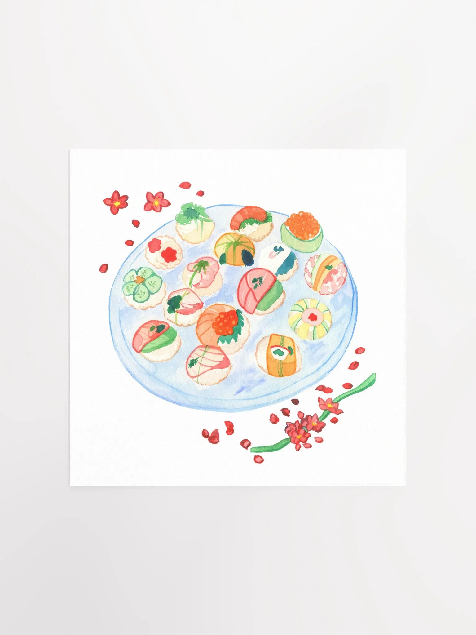 Plate Of Sushi Art Print product image (2)