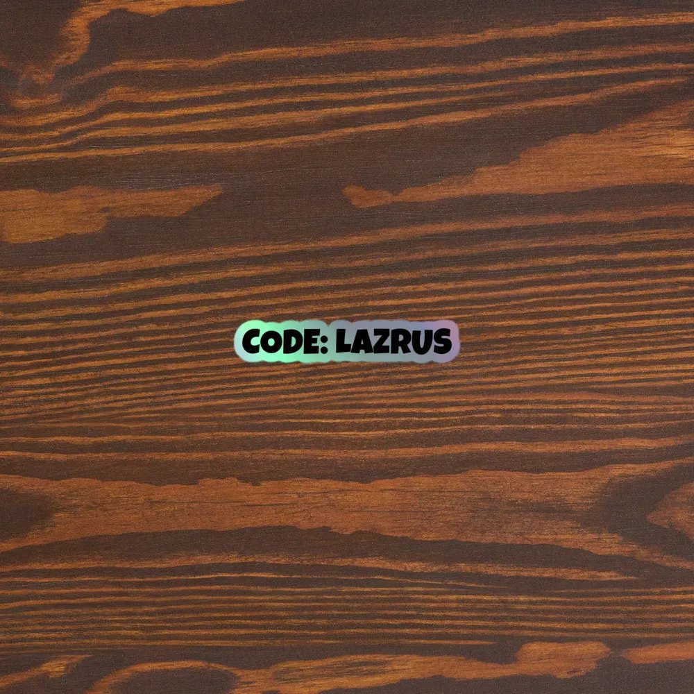 CODE: LAZRUS Sticker product image (5)