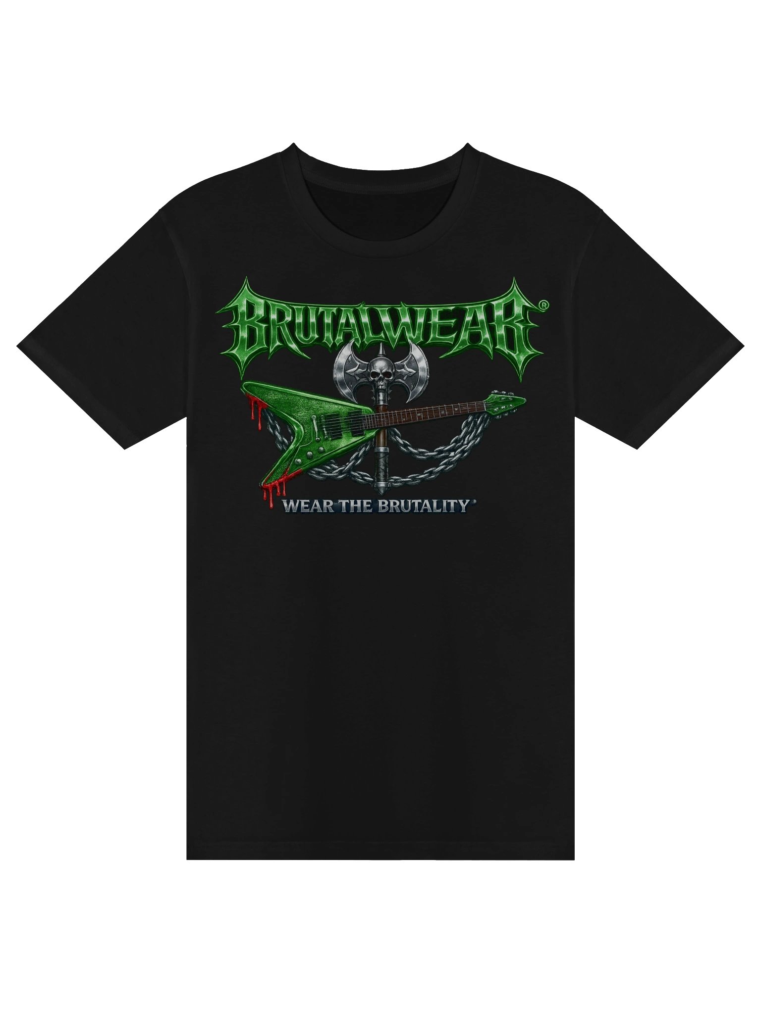 BrutalWear AxeX2 Front / BrutalWear Medieval Fantasy Art Graphic Design. product image (1)