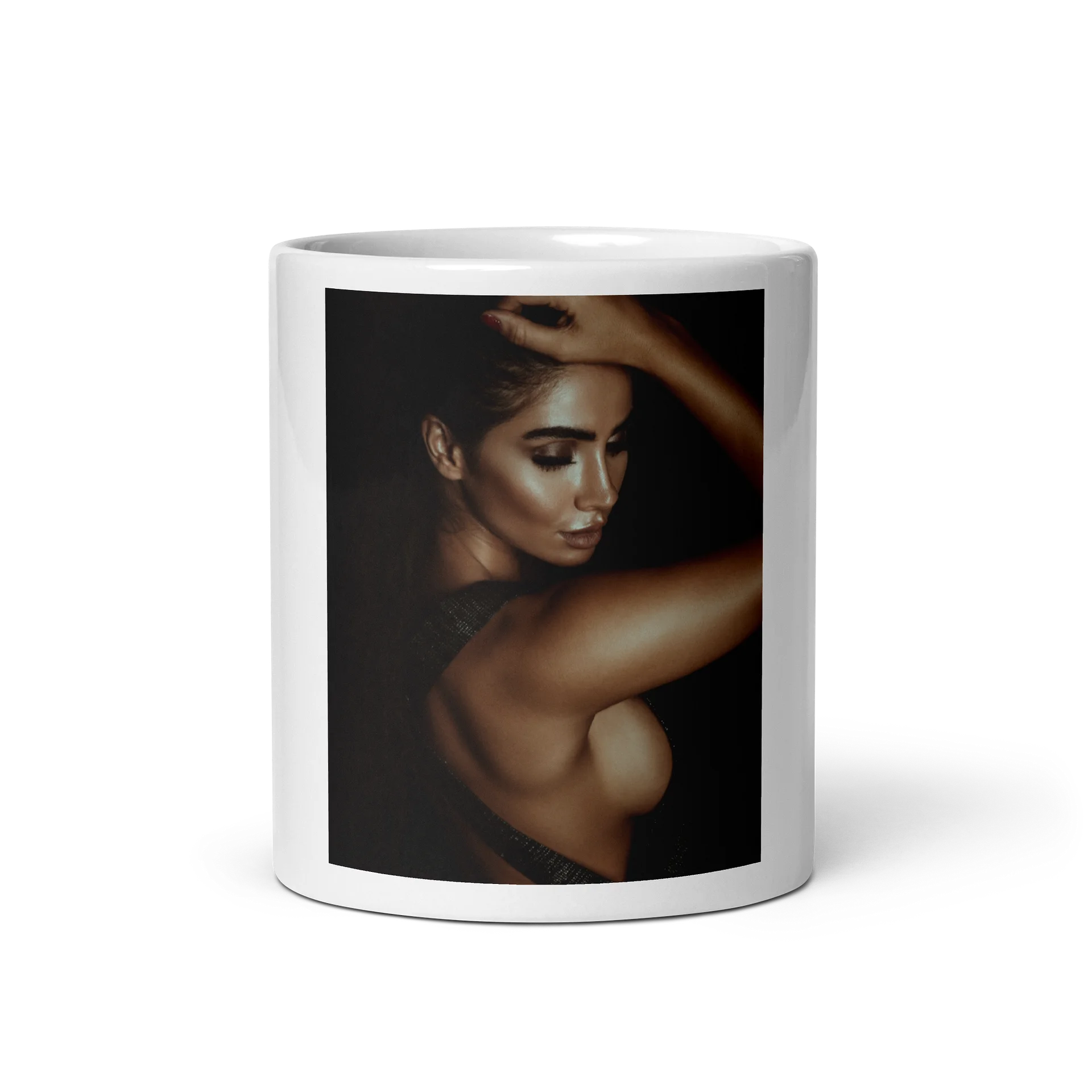 Dramatic Portrait Glossy Mug product image (5)