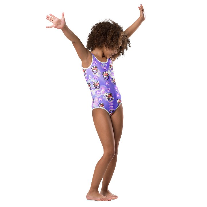 Squishy Coffee Bubbles Kids Swimsuit product image (2)