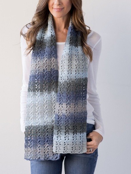 Slanting Squares Scarf product image (1)