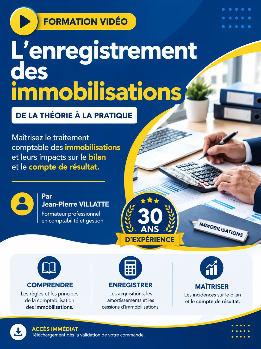 Formation vidéo l'enregistrement des immobilisations product image (1)