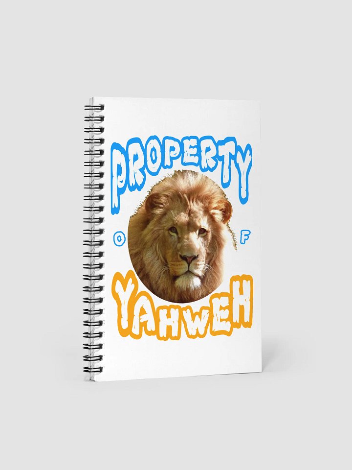 Divine Lion Spiral Notebook product image (1)