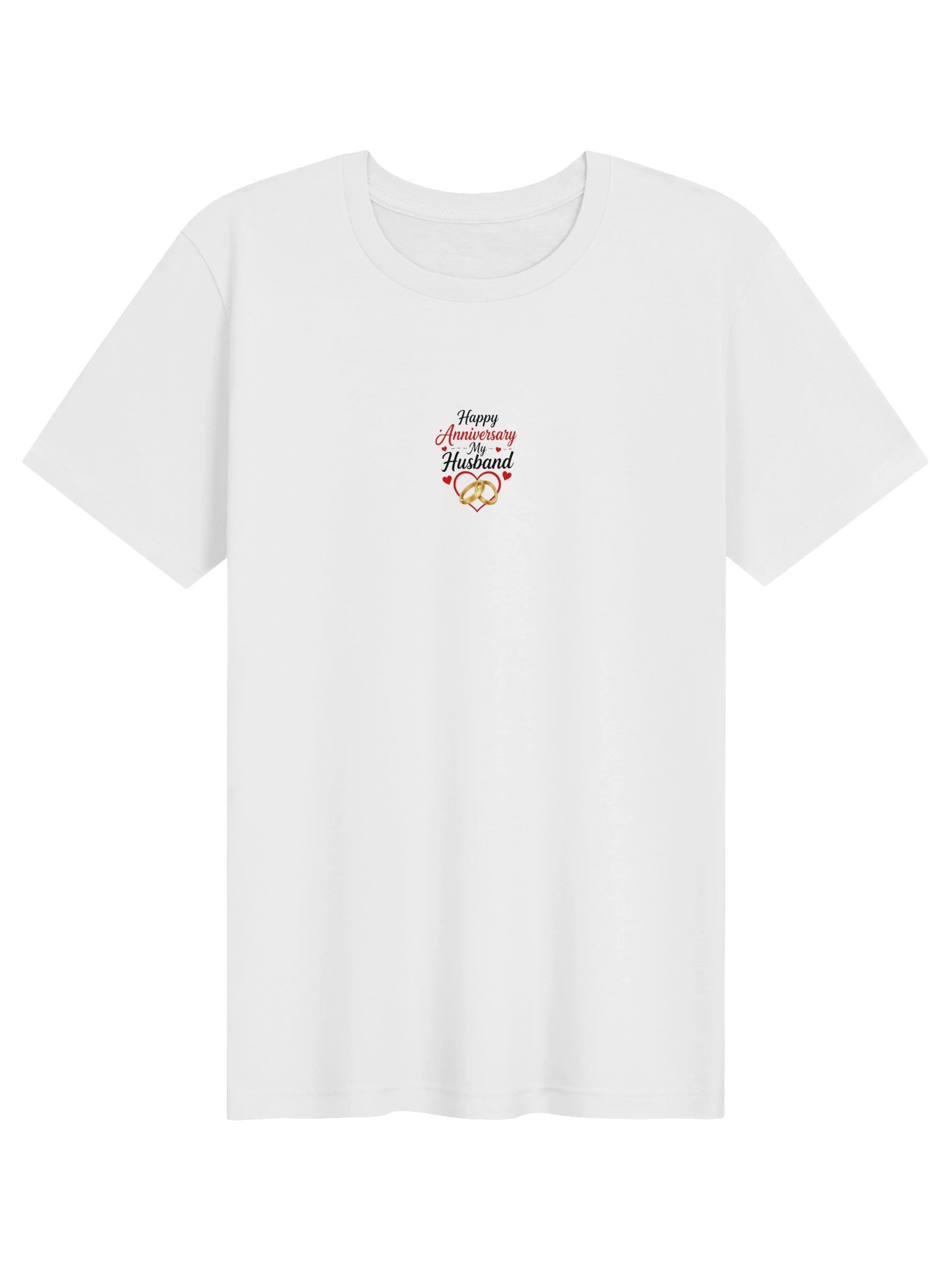 Happy Anniversary My Husband T-Shirt - Wedding Rings product image (1)