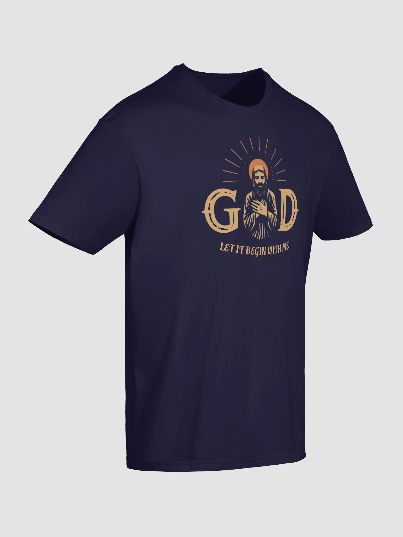 Let it Begin with Me | AA recovery Religious T-Shirt product image (3)