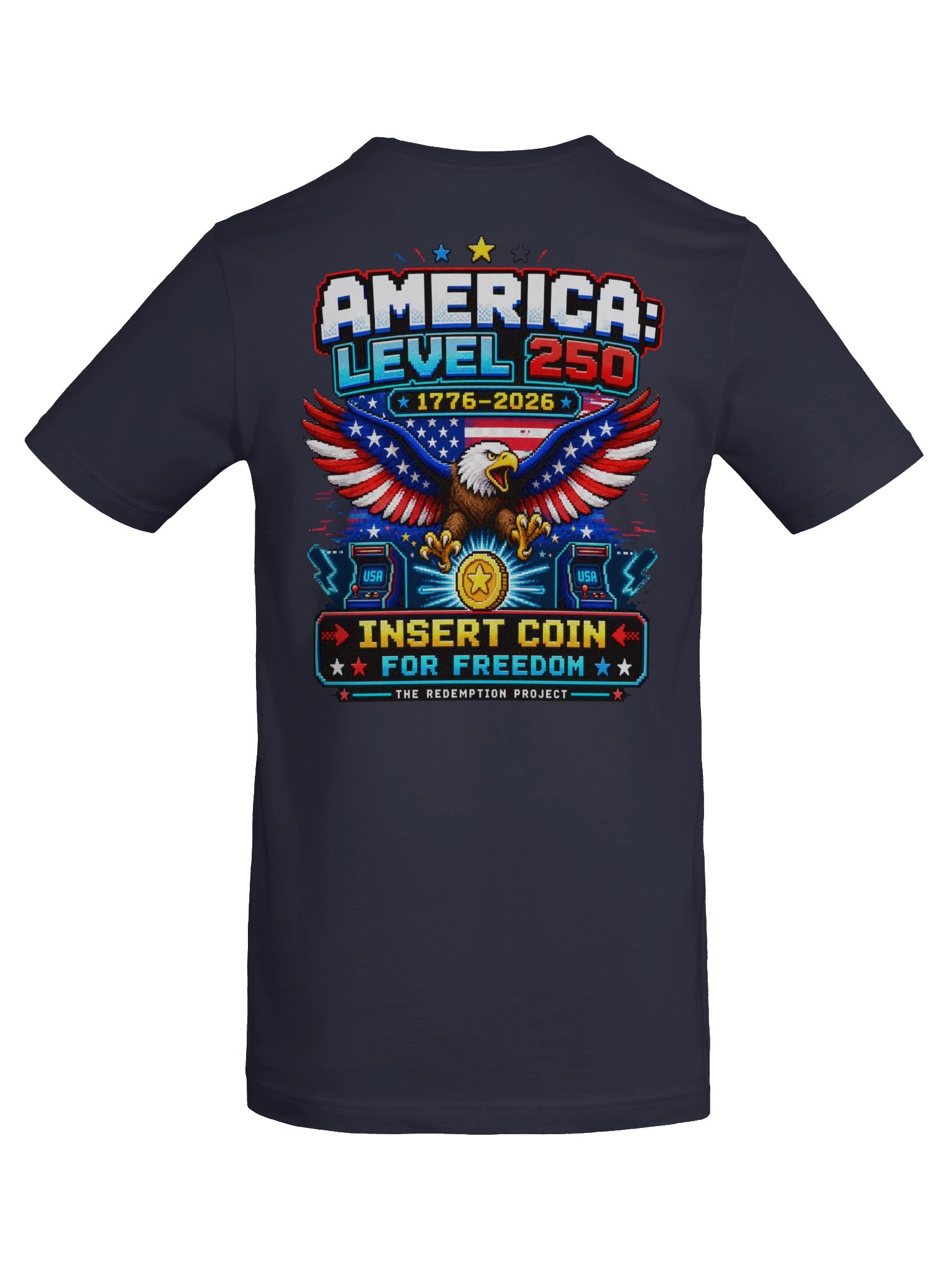 America Level 250 Retro Gaming T-Shirt product image (16)