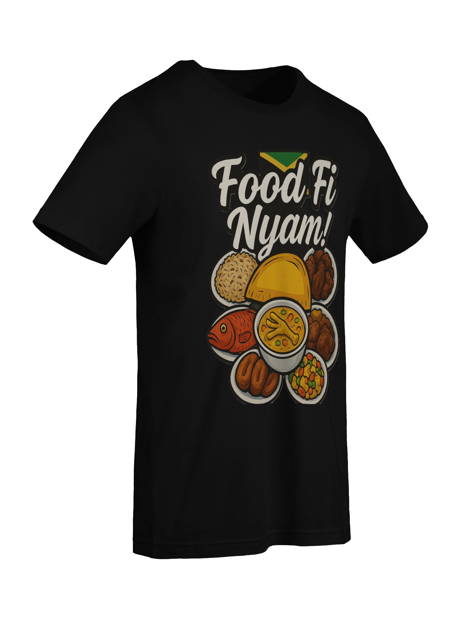 Food Fi Nyam! Illustrated T-Shirt product image (79)