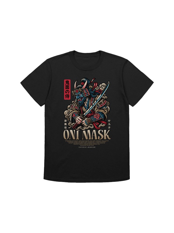Oni Mask Vengeful Samurai T-Shirt - Gildan Softstyle product image (1)