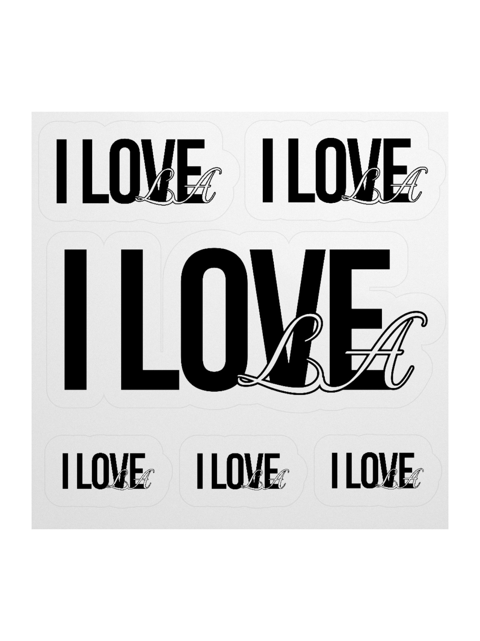 LA LOVE 2.0 Stickers product image (1)