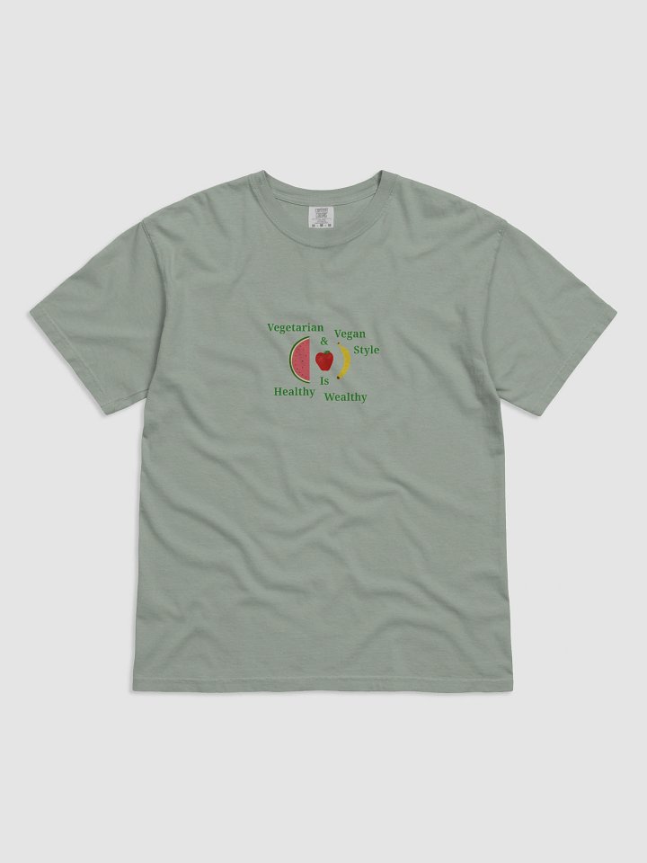Healthy & Wealthy Vegetarian T-Shirt product image (1)