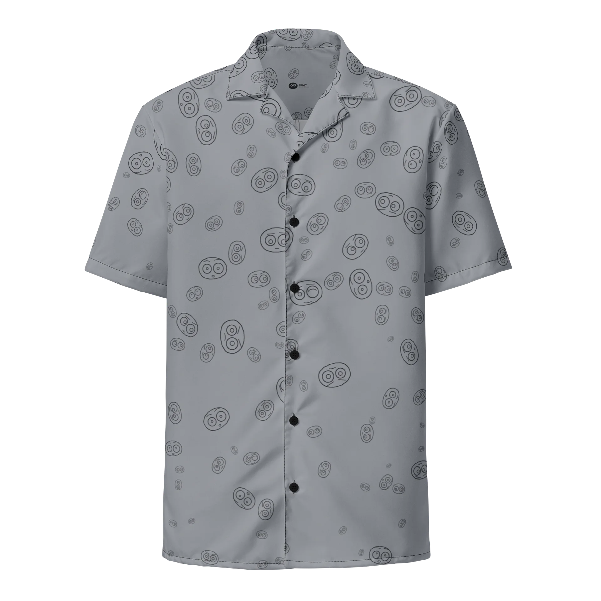 Cloudy With a Chance of Weather Rocks. Funny Button Up Shirt product image (1)