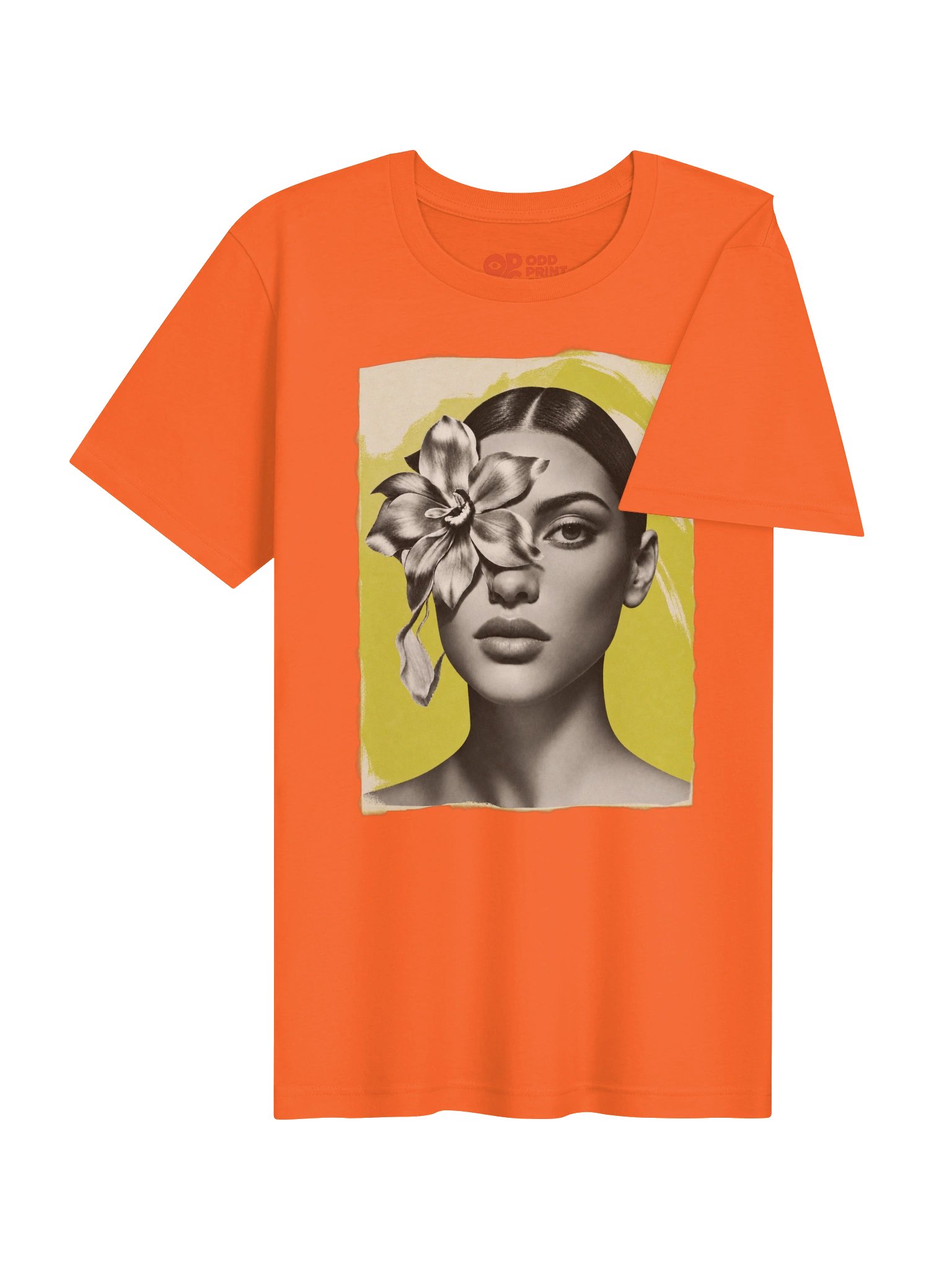 LOOK AGAIN, DARLING - Floral Portrait Art T-Shirt product image (5)