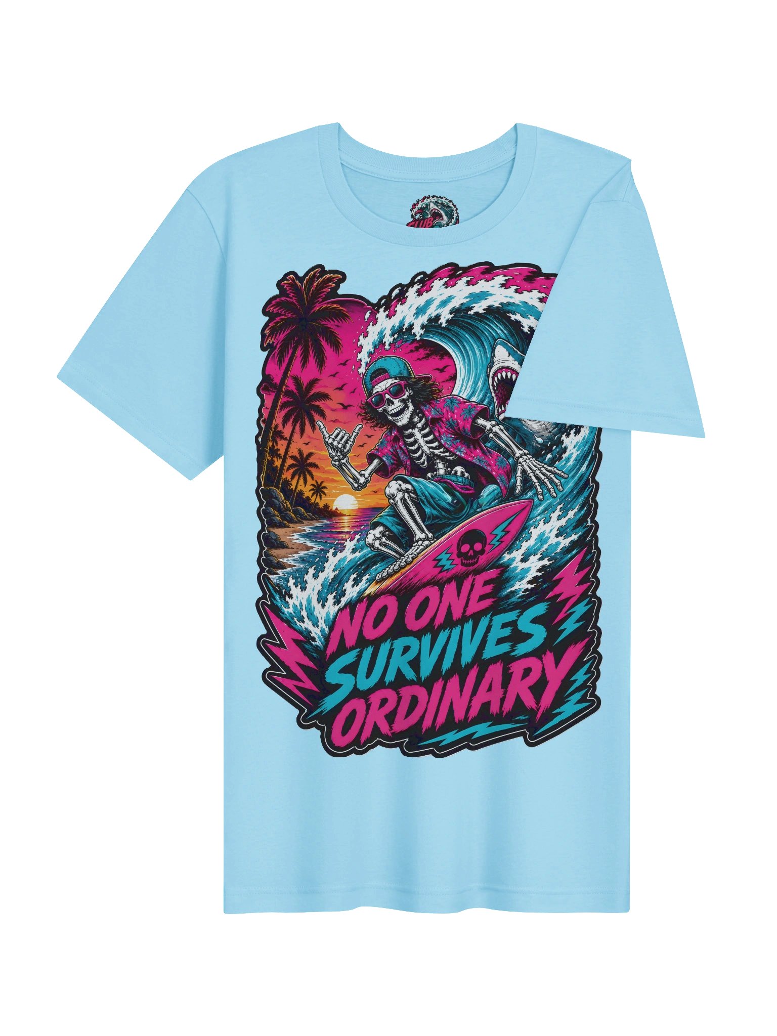 Surf Crew Big Surf Crew Skeleton T-Shirt product image (4)
