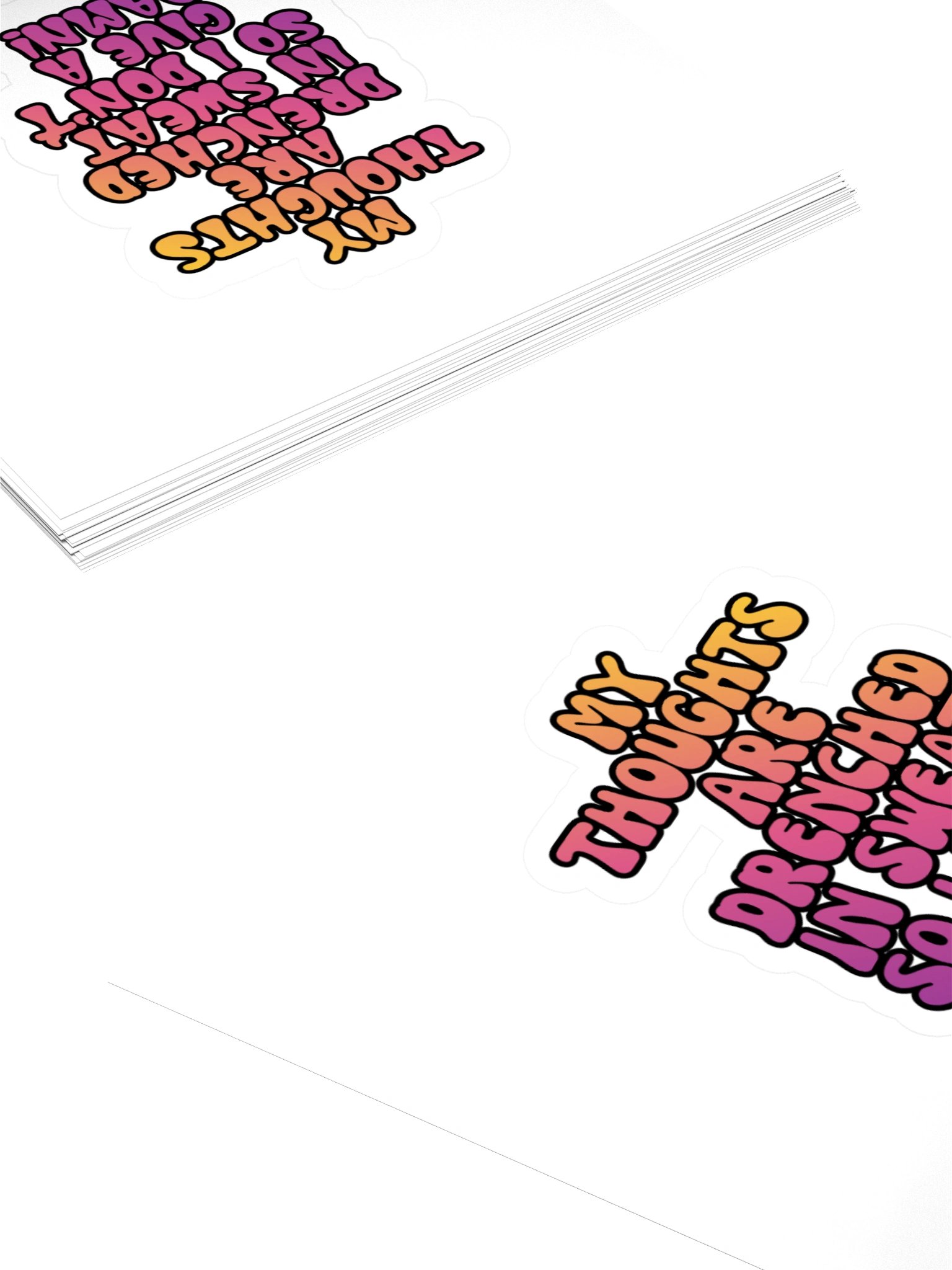 Menopause Chaos Kiss Cut 4"x4" Vinyl Sticker product image (4)