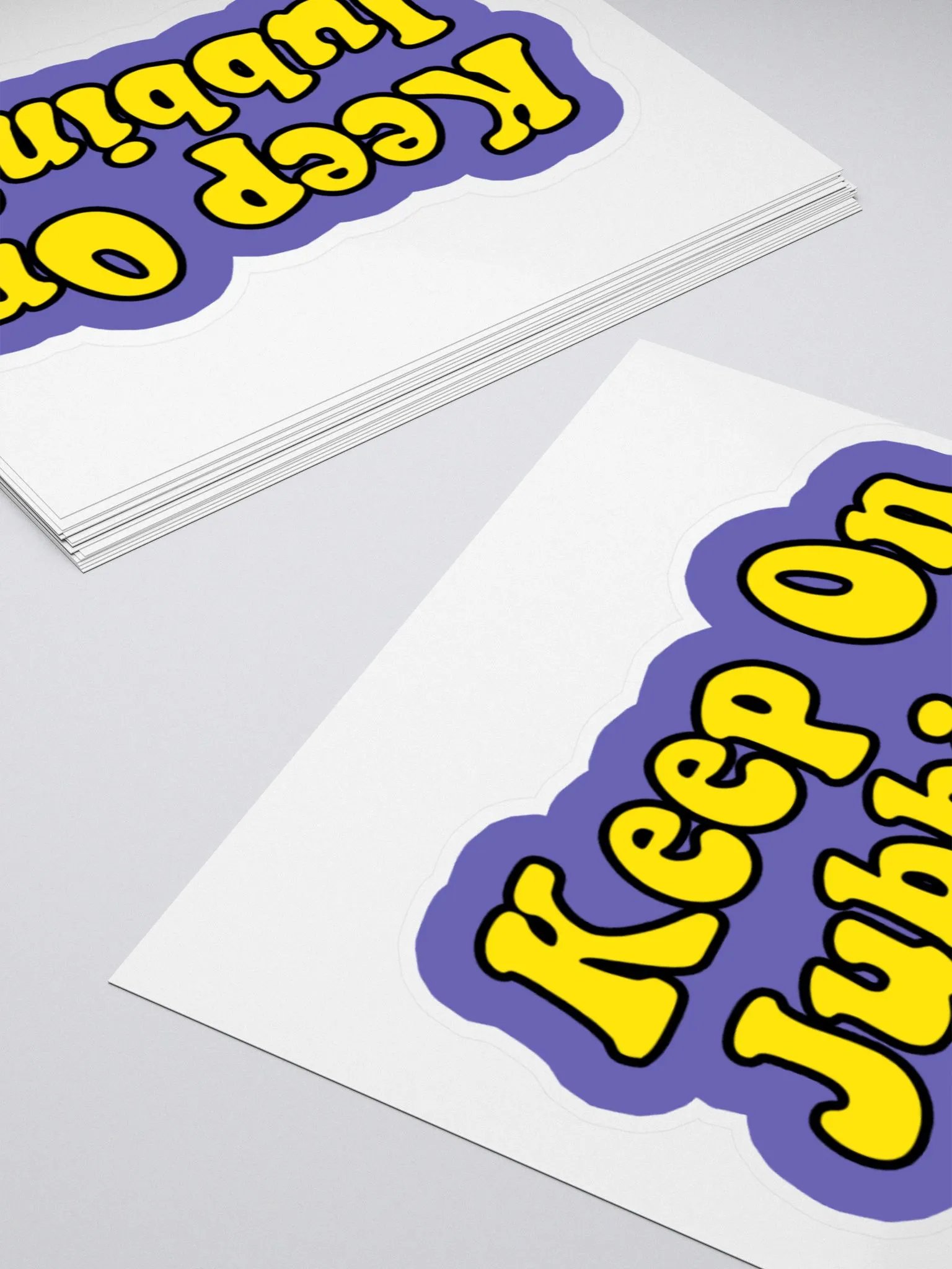 jubbin' sticker product image (14)
